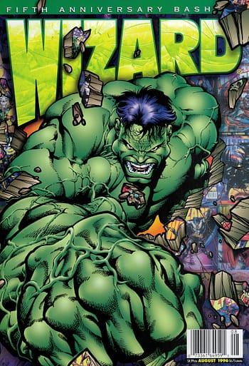 marvel comics' hulk by bart sears on the cover of wizar #60