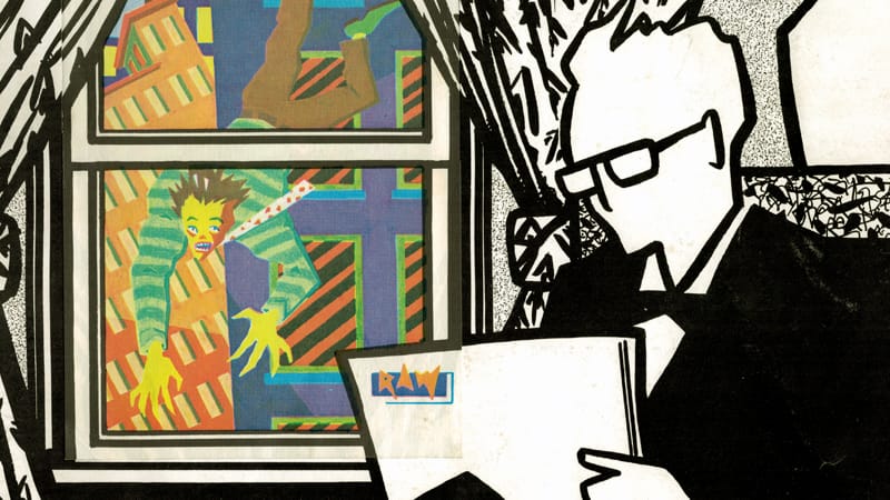 art spiegelman's iconic cover of raw magazine #1