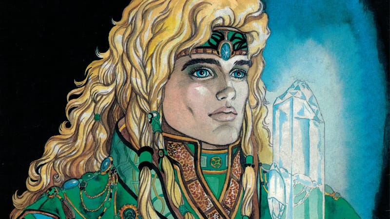 back cover of colleen doran's a distant soil 1
